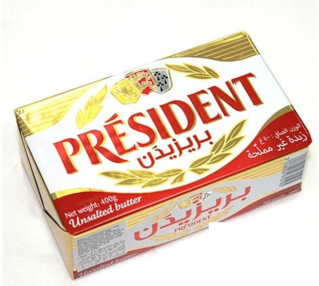 프레지덩 무염버터 냉동 400g 아이스박스 포장, 2개