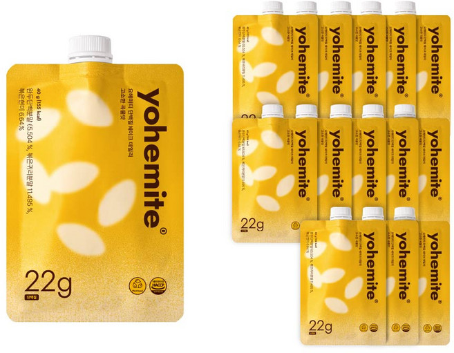 요헤미티 단백질 쉐이크 데일리 곡물맛, 14개, 40g