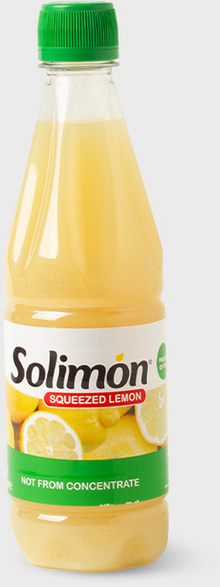 솔리몬 스퀴즈드 레몬즙 500ml 1병 NFC 비농축 착즙 레몬주스 원액