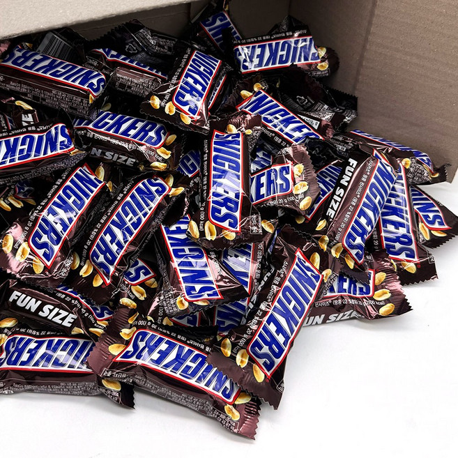 스니커즈 펀 사이즈 30개 (개별포장) 대용량 초코바, 1개