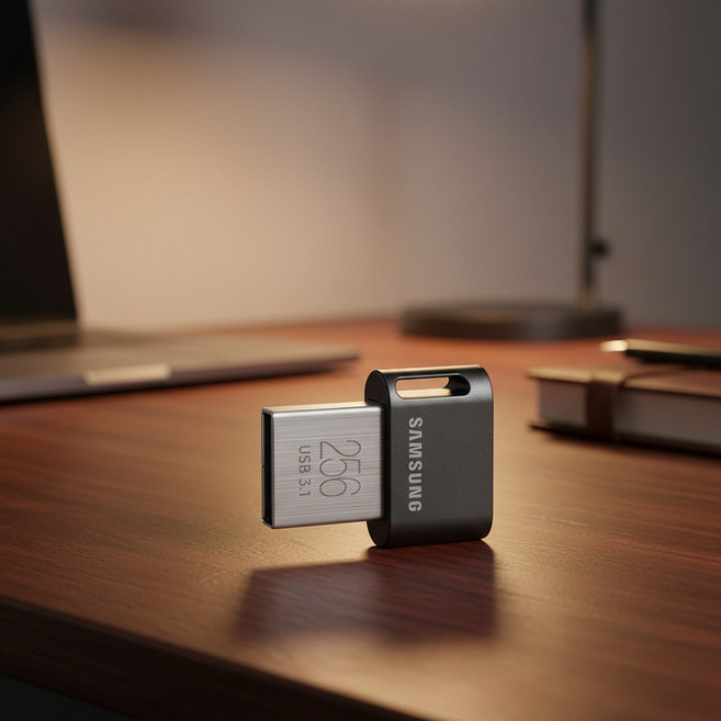 나비쌤 삼성전자 FIT Plus USB 3.1 Flash Drive (MUF-AB) 256GB
