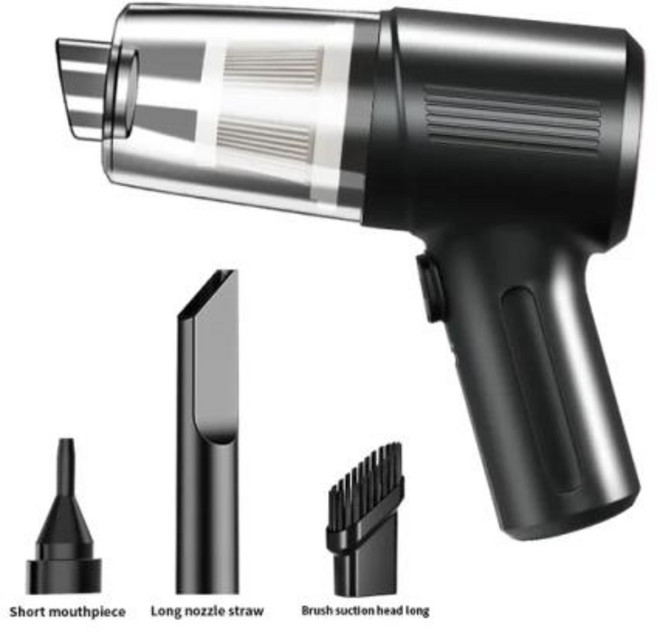 차량용청소기 샤오미 무선 자동차 진공 청소기 다기능 고출력 휴대용 미니 핸드헬드 가전 제품 2 1, 2) Black, 없음