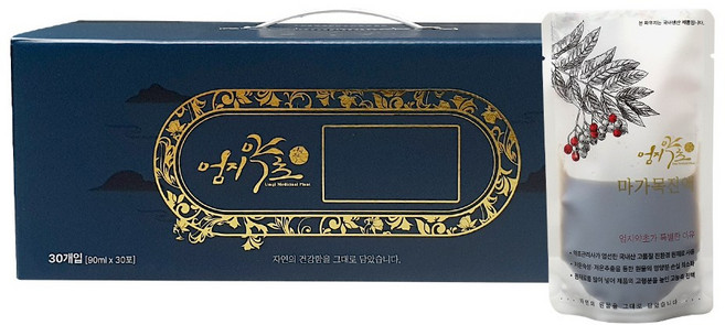 엄지약초 [3배고농축] 울릉도 고농축 마가목즙 진액, 30개, 90ml