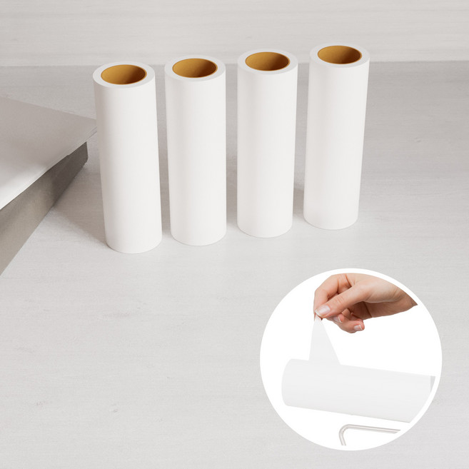 초강력 사선 컷팅 테이프 클리너 리필 16cm 90회분, 4개