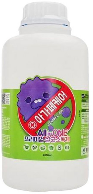 아가페케어 살균소독제 2L 3개 2L