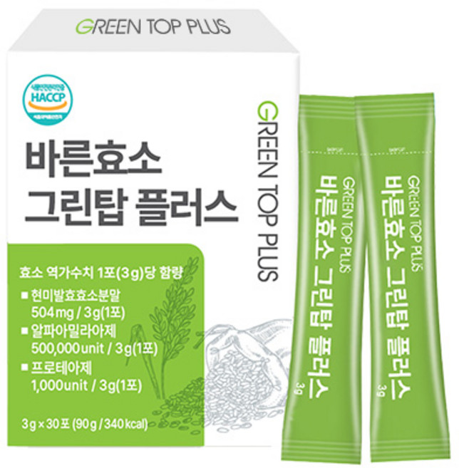 바른 효소 곡물발효효소 효소 분말 가루 역가수치 높은효소 속편한효소 15곡 효소 식 약 처, 3g, 1개