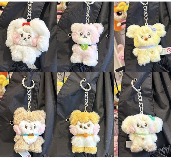 아이브 스위치 팝업 미니니 미니 플러시 인형 키링, 리즈