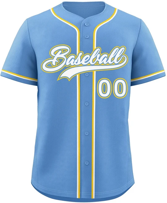 맞춤형 빈 야구 유니폼 미국 소프트볼 의류 인쇄 로고 이름 남성 스웨터 바느질, 10 Men-S, 02 Light Blue White-19