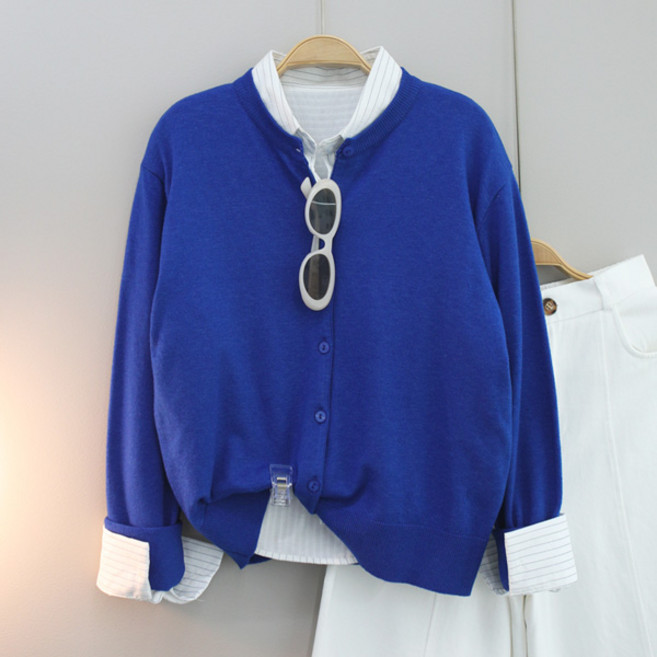 달콩 여성 봄신상 기본가디건 나노라운드니트가디건 국내제작 고퀼리티