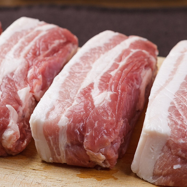 [다맛한우] 한돈 삼겹살 300g 600g 1kg 1.5kg 구이용(냉장), 1개, 한돈 냉장 삼겹살 (1.5kg)