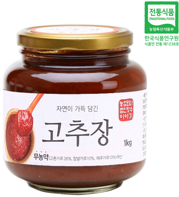 장수이야기 자연이 가득 담긴 고추장 1kg, 1개