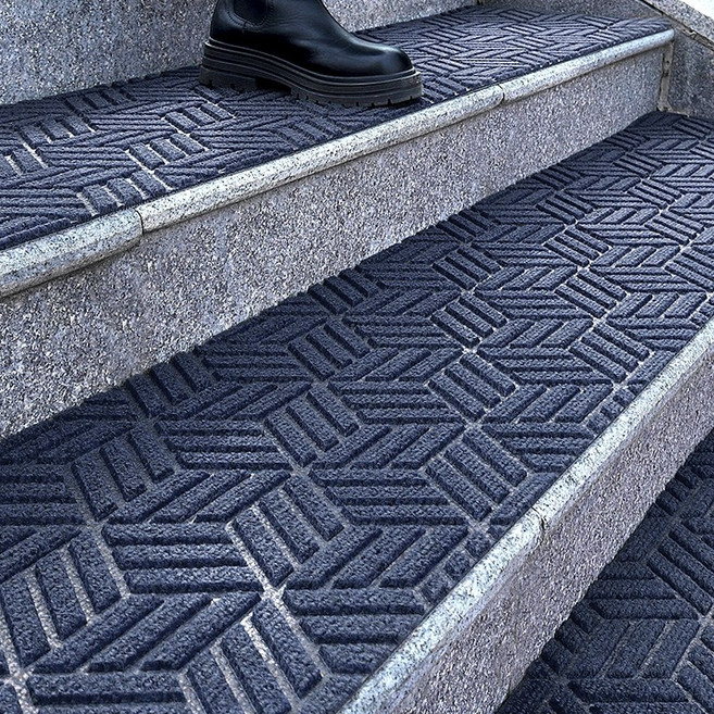 계단 미끄럼방지 매트 논슬립 야외 경사로 복층 실외 큐브 그레이, 루빅스큐브그레이 × 20x120[실외스텝카페트] × 1, 1개