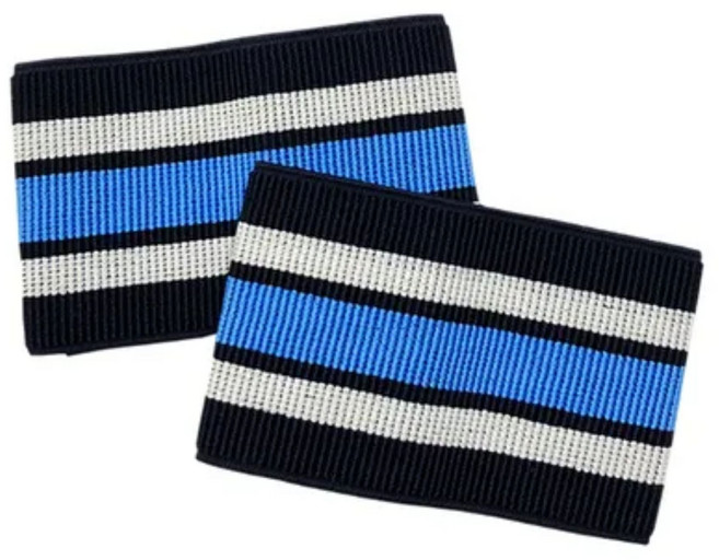 프라이드각반(청색) 안전각반 안전밴드 청색 안전용품 현장사용 발목밴드, 1개, 파랑-1세트(2개)