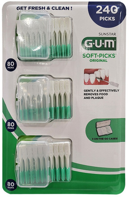 선스타 검 소프트 픽스 치간 칫솔 240개입, 1개