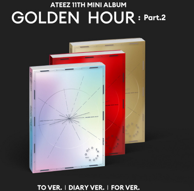 에이티즈 미니 11집 앨범 골든아워 GOLDEN HOUR Part 2 일반반, 일반반 To버전