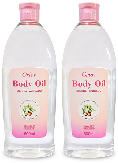 호호바함유된 바디오일 600ml 2개 바디 마사지 보습