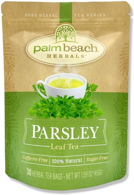 파슬리 잎차 - 팜 비치 약용 허브의 순수 허브차 시리즈 ( Palm Beach Medicinal Herbs - Parsley Leaf Tea - Pure Herbal Tea Se, 30개입(1팩), 1개, 45g