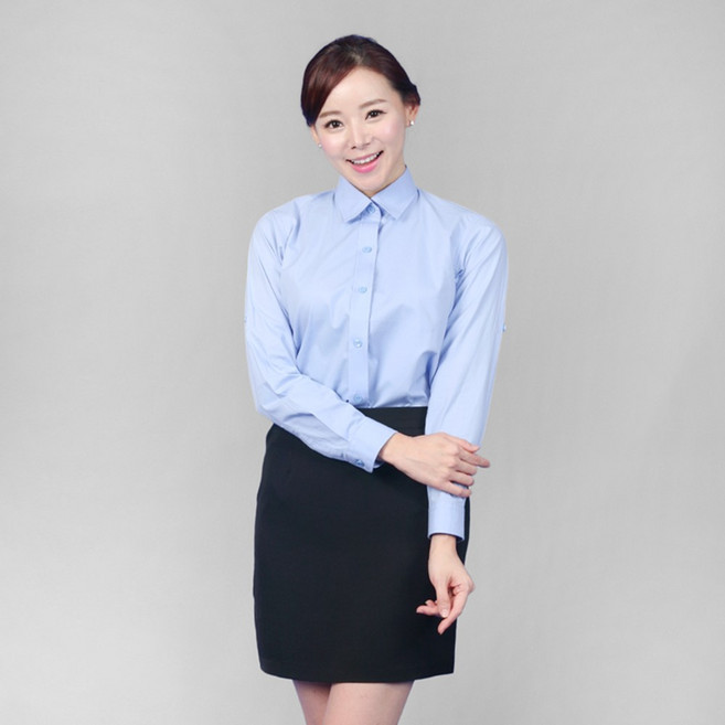 여자 봄 가을 블라우스 바리스타 레스토랑 호텔 셔츠 유니폼 AGSE128