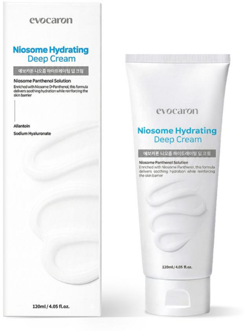 에보카론 니오좀 하이드레이팅 딥 크림 판테놀 알란토인 히알루론산 수분 보습크림, 1개, 120ml