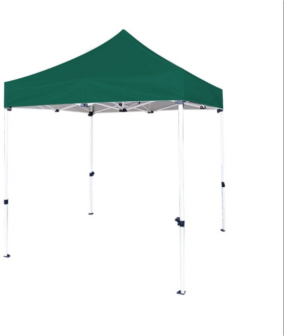 FDW 戶外防水遮陽伸縮帳篷 客廳帳 停車棚 遮雨棚 露營棚 園遊會市集擺攤, 3米x3米-綠色