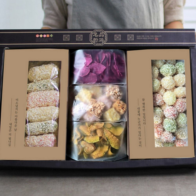 한과 유과 선물세트 설 추석 명절 약과 어린이집 유치원 학교 학원 선생님 단체 답례품 상견례 보자기 포장 집들이 제사상 율궁세트, 궁중한과 8호, 1개