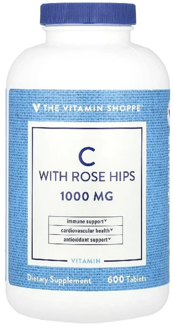 더 비타민 샵 비타민C 로즈힙 함유 600정, 1개 - 쿠팡