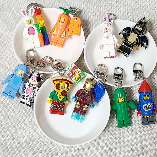 58종 귀여운 호환 피규어 키링 에어팟키링 자동차키홀더 인형키링 캐릭터열쇠고리 브릭, 5.우디, 1개, 1