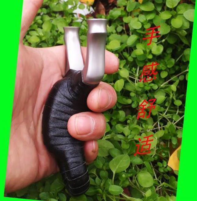 440鈦鋼反曲菱形扁皮彈弓, 吃雞73弓門裸弓纏好無贈品送懶人綁帶1米, 1個