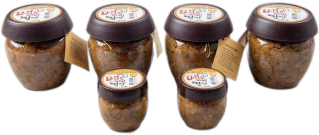 (한칼식품)한칼식품땡초비빔된장 단지 번들기획 _ + 무료 증정, 530g, 4개