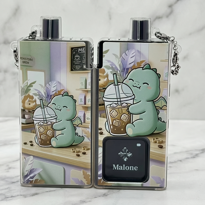 헤스티유 전자담배 12간지 캐릭터 투명 TPU 케이스 말론 전담 호환용, 1개, 용띠