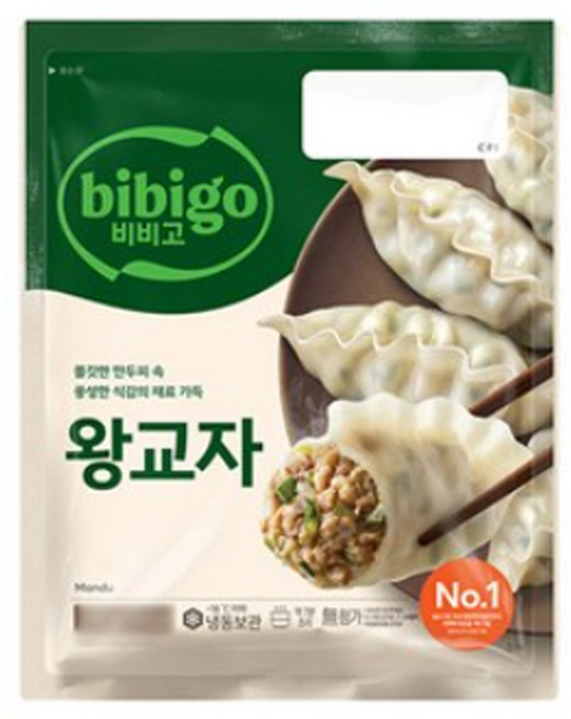 CJ 제일제당 비비고 왕교자 만두 315g x 4봉 고기만두, 4개