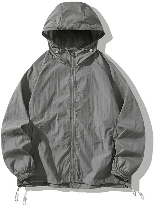 NEW 남녀 공용 초경량 바람막이 자켓 루즈핏 후드 집업 아웃 도어 등산 윈드브레이커