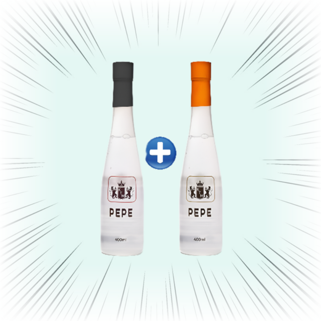 PEPE프리미엄오리지널 + 블랙 마사지젤 대용량수용성바디젤디스카운 페페젤GIFE, 2개, 400ml