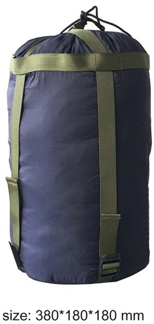 색상 방수 압축 물건 가방 야외 캠핑 슬리핑 백 나일론 보관 가방 캠핑 여행 하이킹에 적합, 진한 파란색, CHINA * [07] 수납 가방만, 1개, 1개입