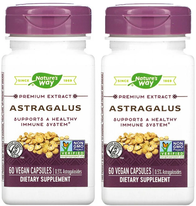 네쳐스웨이 황기 베지 캡슐 60정, 2팩 - 쿠팡