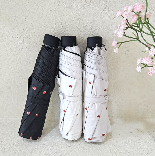 암막양산 자외선차단양산 우양산 20대 초경량양산 기라로쉬 러블리하트 여성양산자외선차단 초경량우양산 자외선차단양산암막