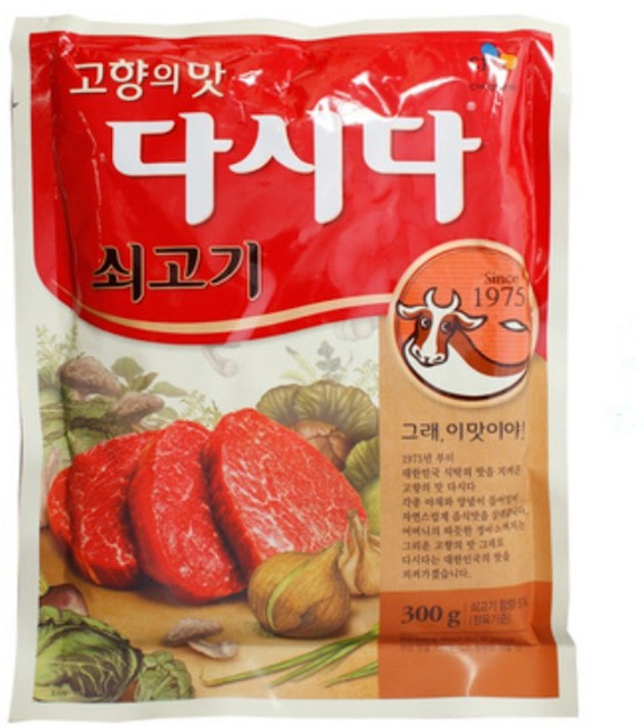 백설 쇠고기다시다, 본품, 4개, 300g