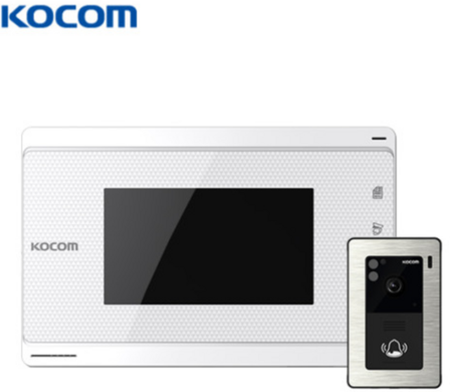 코콤 K6B VP-70C(화이트) 디지털비디오폰 인터폰 4선식