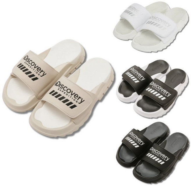 [백화점정품] 디스커버리 슬리퍼 버킷 브릭 슬라이드 일상 데일리 실내화