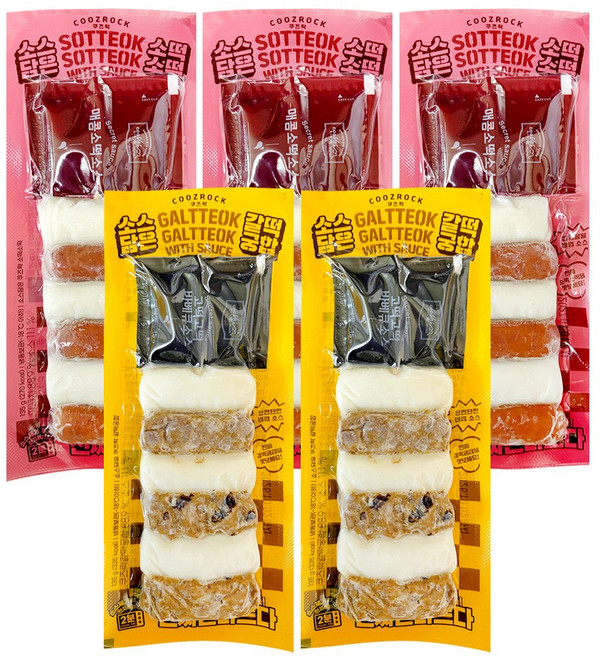 쿠즈락 소스담은 소떡소떡 (매콤양념 3P+갈떡궁합 2P)