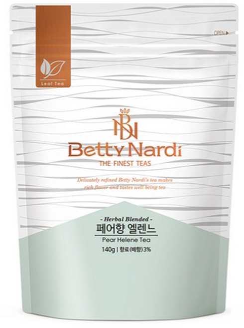 베티나르디 페어향 엘렌느 지퍼백, 140g, 9개, 1개입