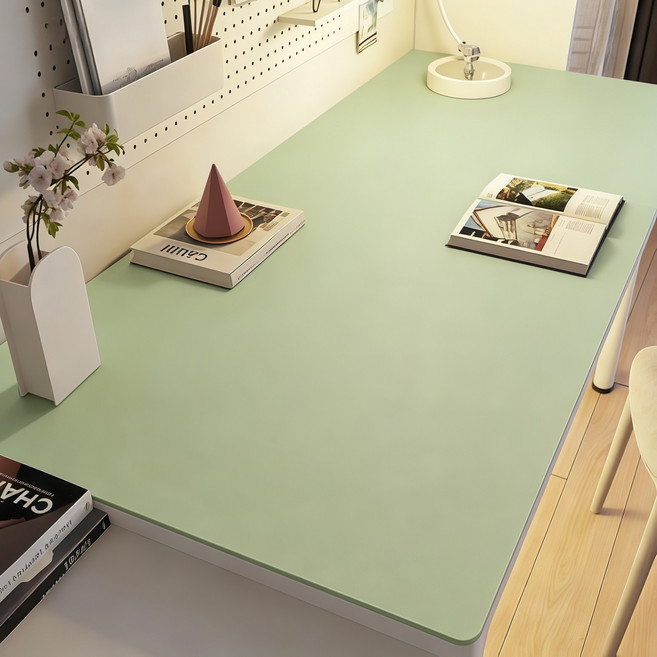홈해락 고급 데스크매트 단색 책상매트 마우스패 책상 보호매트 1200*600mm, 그린