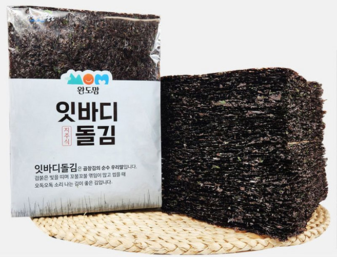 완도맘지주식 햇곱창김 100매 특상품 잇바디돌김, 1개, 390g