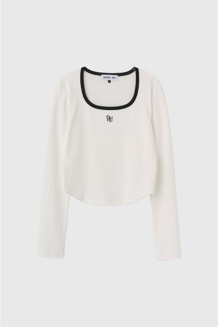 GENERAL IDEA 女款方領長袖上衣 WBD4L01535