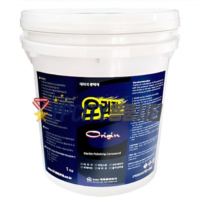 오리진 대리석 광택파우더 1kg 인조대리석 타일 바닥 연마 광택제, 1개