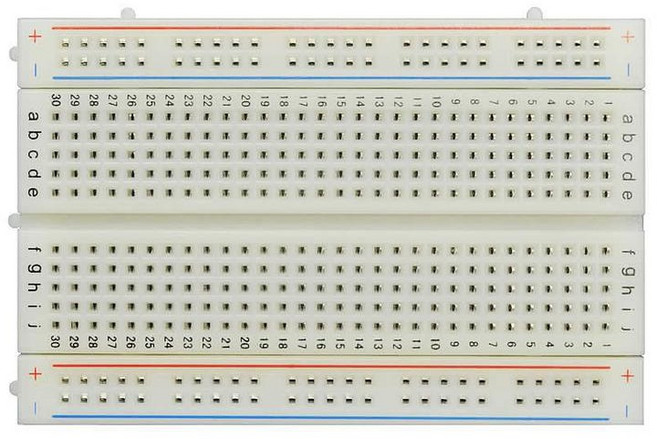 【米米電子】台灣製 迷你麵包板 EIC-801 400孔, 1個