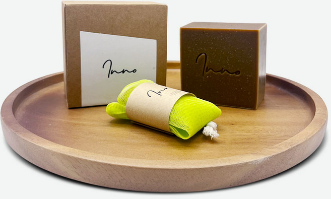 '이노소프' 올인원 EM 천연 강아지 고양이 중성 녹차 유기농 비누 대용량 #피부진정 집중케어 #색소침착어제 #세균번식억제 #살균효과 #과민성피부용, 3개, 150g