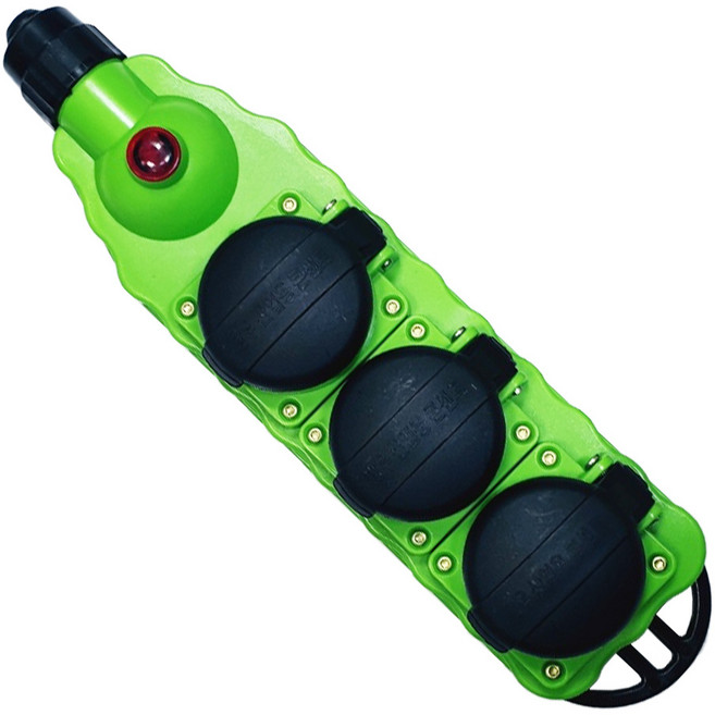 반야일렉트릭 산업용 방우 콘센트 야외용 3구, 1개