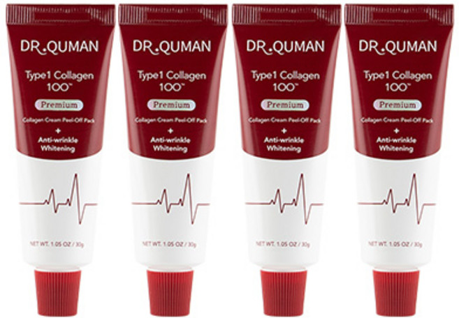 닥터큐먼 프리미엄 TYPE1 여행용 콜라겐팩, 30g, 4개