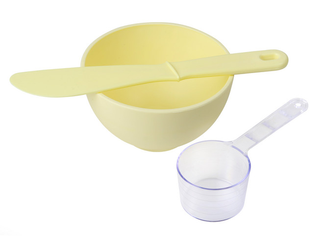 어반뷰티 모델링 팩도구 세트 3종 소형 300ml 100% 국산 직접제조, 1세트, 노랑